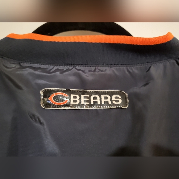 NFL Chicago Bears 2002-04 Men's 2XL Reebok Pullover V-Neck Windbreaker Jacket - Picture 11 of 11